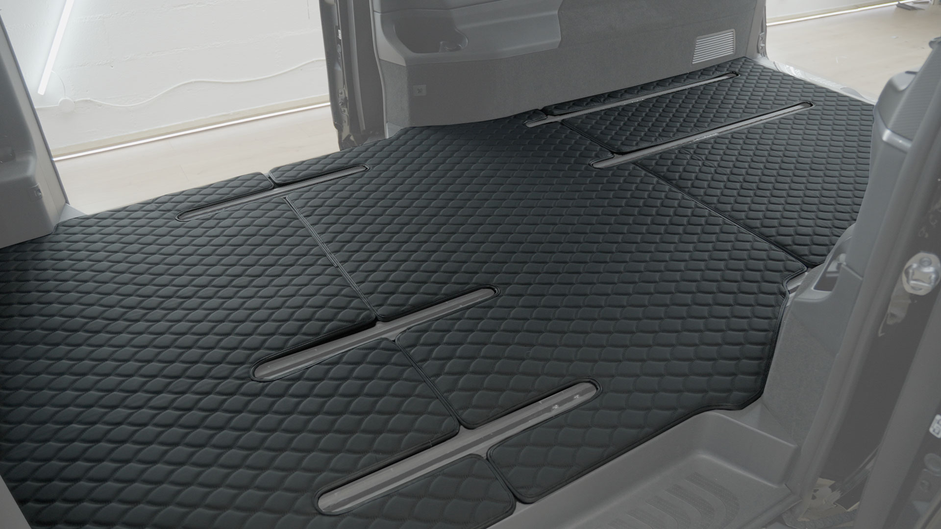 Tapis en 3 pièces pour le mode salon 6 places