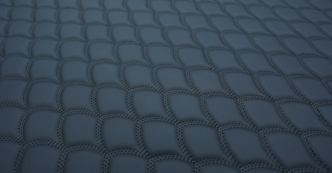 Similicuir Noir - Écaille